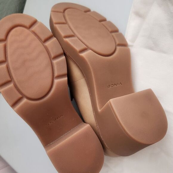 New! VINCE Rowe Leather Lug Loafer Women's Size 7 - Picture 5 of 8